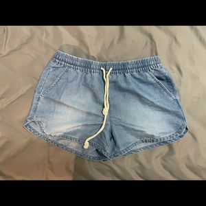 Faux Jean Shorts Size S